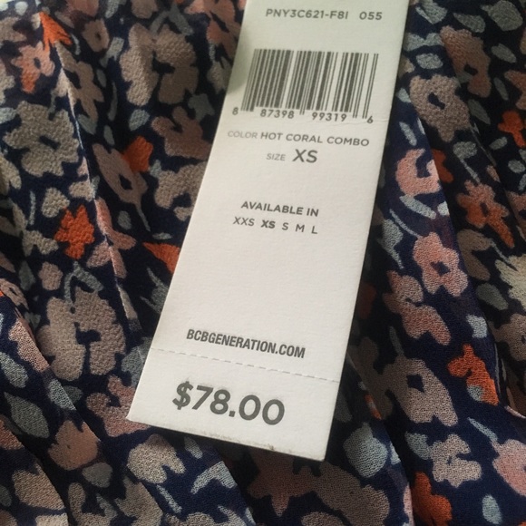 BCBGeneration Floral Print Mini Skirt - Picture 5 of 5